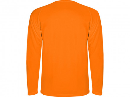 Футболка Montecarlo  мужская с длинным рукавом, неоновый оранжевый