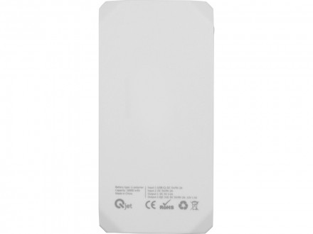 Портативное зарядное устройство Quickr с функцией быстрой зарядки, 10000 mAh, серый