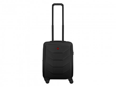 Чемодан WENGER Prymo, чёрный, малый, 40х55х20 см, 36 л, ABS+PC