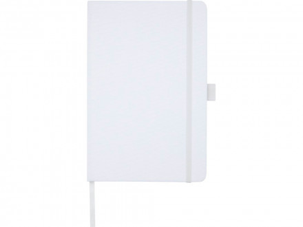 Блокнот Honua форматом A5 из переработанной бумаги с обложкой из переработанного ПЭТ, белый