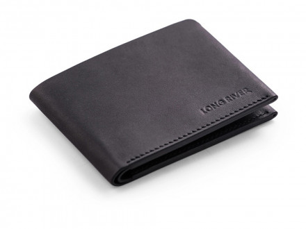 Подарочный набор Long River: кошелек, ремешок для ключей, синяя коробка