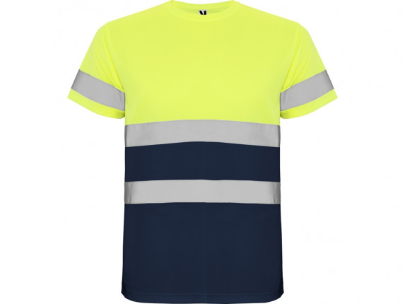 Футболка Delta мужская, нэйви/неоновый желтый
