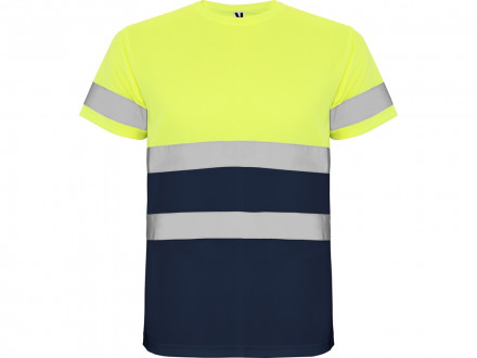 Футболка Delta мужская, нэйви/неоновый желтый