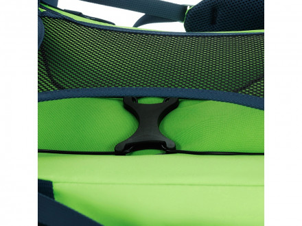 Туристический рюкзак TORBER КЕМПИНГ, синий/салатовый, полиэстер, 36 х 54 х 16 см