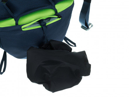 Туристический рюкзак TORBER КЕМПИНГ, синий/салатовый, полиэстер, 36 х 54 х 16 см