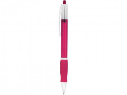 Ручка пластиковая шариковая ONTARIO, фуксия