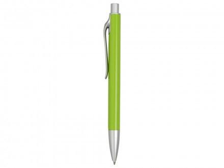 Ручка металлическая шариковая Large, зеленое яблоко/серебристый