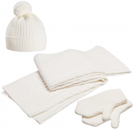 Шарф Comfort Up, молочно-белый