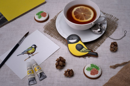 Набор имбирного печенья Hungry birds