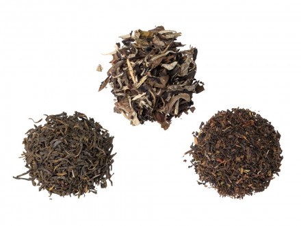 Набор подарочный с тремя видами чая Ceremony (черный чай, зеленый чай, белый чай)