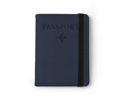 Обложка для паспорта MUNDI из полиуретана, синий