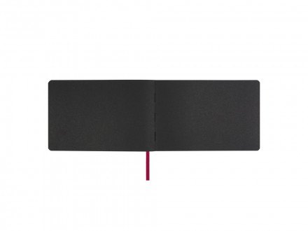 Скетчбук Sketch & Art в мягком переплете 210х140 мм, 48 л. черной бумаги 200 гр., красный