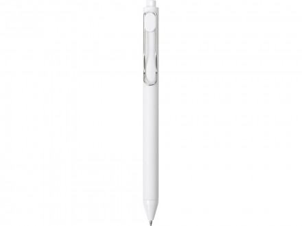 Ручка пластиковая шариковая Clip, софт-тач, белый