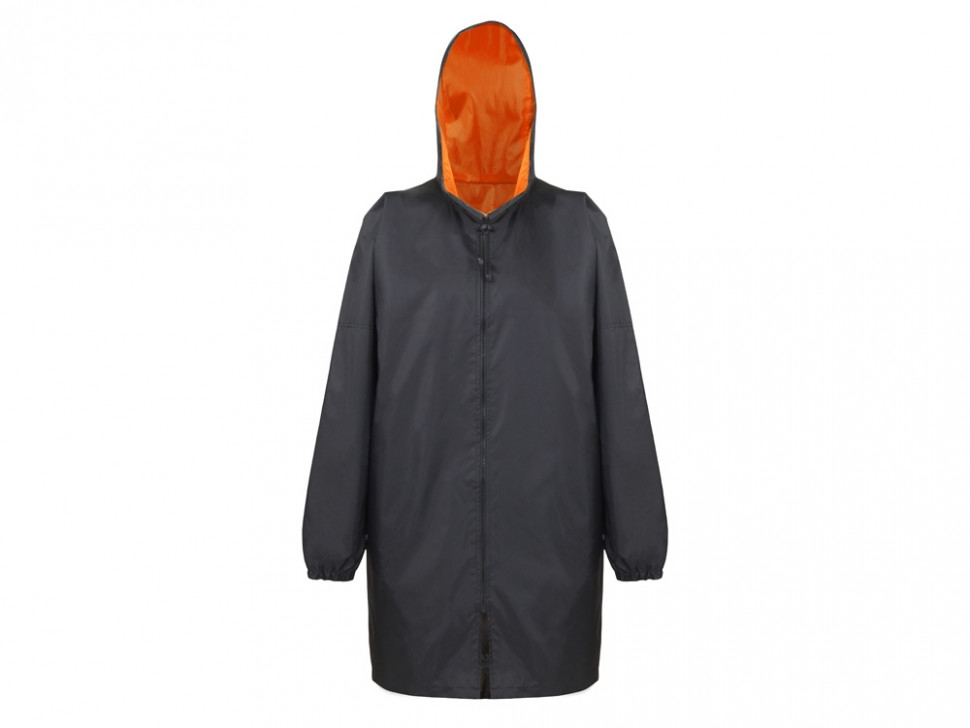 Дождевик Bi-color унисекс, оранжевый/черный