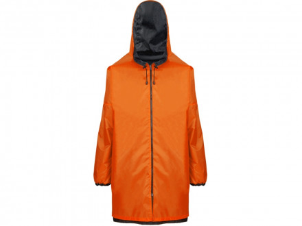 Дождевик Bi-color унисекс, оранжевый/черный