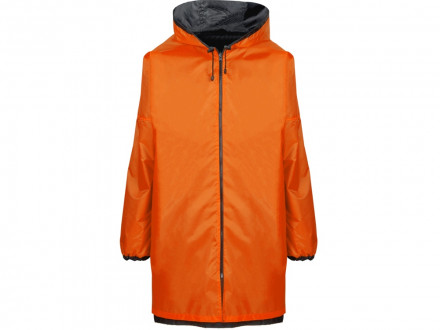 Дождевик Bi-color унисекс, оранжевый/черный