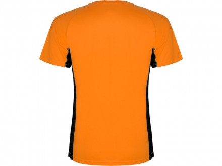 Спортивная футболка Shanghai детская, неоновый оранжевый/черный