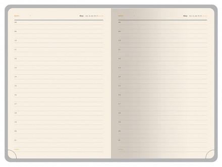 Ежедневник недатированный А5 Parliament, зеленый