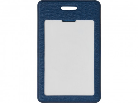 Вертикальный карман из экокожи для карты Favor, синий