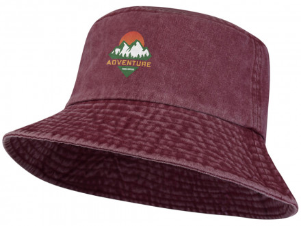 Панама Mitica стираная - Бургунди