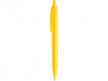 Ручка пластиковая шариковая STIX, синие чернила, желтый
