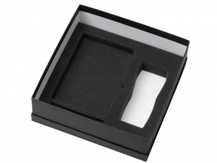 Подарочный набор с блокнотом С3, металлической ручкой и термокружкой, красный