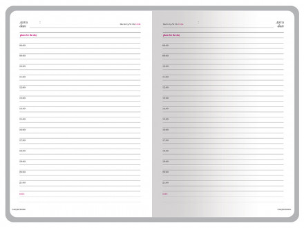 Ежедневник недатированный А6+ Megapolis Color, черный