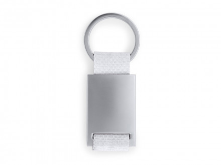 Брелок MINERAL, серебристый/белый