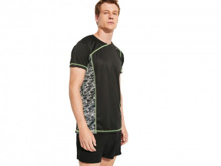 Спортивная футболка Sochi мужская, принтованый черный