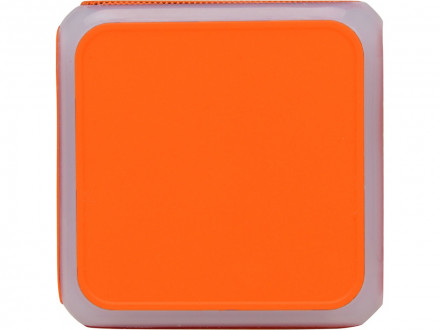 Портативная колонка Cube с подсветкой, оранжевый