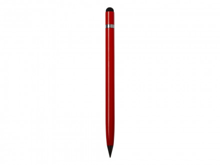 Вечный карандаш Eternal со стилусом и ластиком, красный