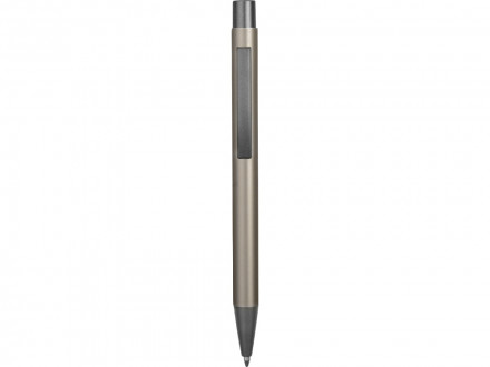 Ручка металлическая soft-touch шариковая Tender, серо-стальной