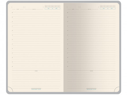 Ежедневник недатированный А5 Premier, оранжевый