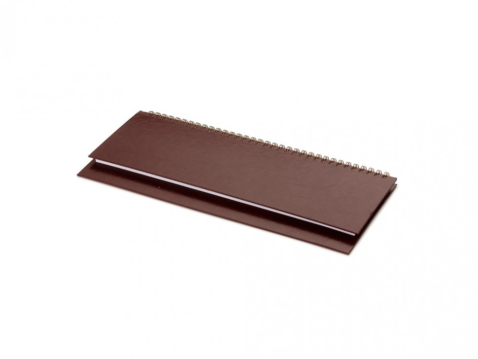 Планинг датированный Бумвинил 2025, коричневый