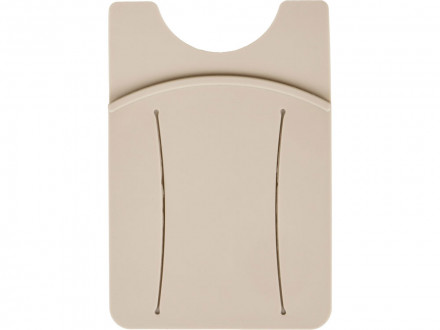 Картхолдер для телефона с держателем Trighold, бежевый