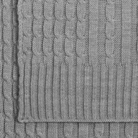 Шарф Comfort Up, светло-серый меланж