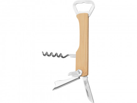 Сумка-холодильник Fabrizio со штопором, серый/черный