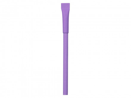 Ручка картонная с колпачком Recycled, фиолетовый