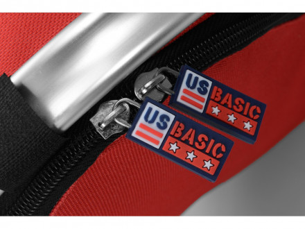 Изотермическая сумка-холодильник FROST складная с алюминиевой рамой, красный (Р)