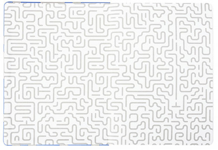 Ежедневник Labyrinth, недатированный, синий