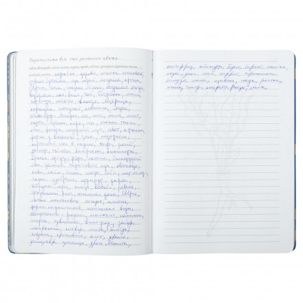 Ежедневник Labyrinth, недатированный, синий