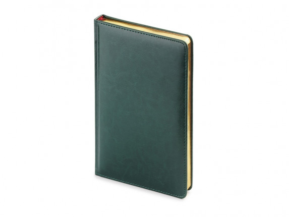 Ежедневник недатированный А4 Sidney Nebraska, зеленый (золотой обрез)