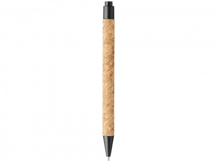 Шариковая ручка Midar из пробки и пшеничной соломы, черный