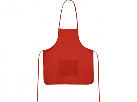 Фартук, красный, плотность 80г/м2