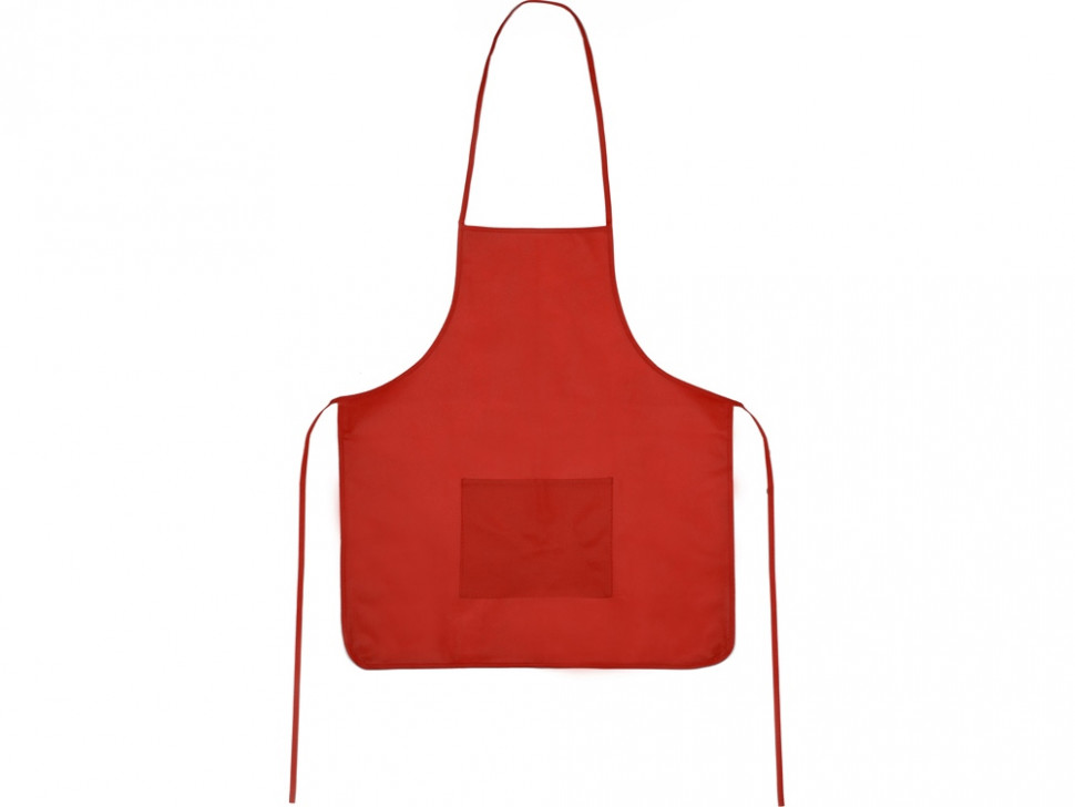 Фартук, красный, плотность 80г/м2