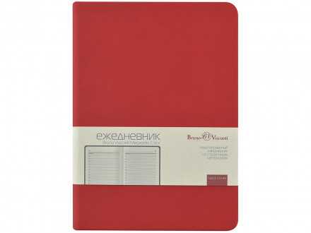 Ежедневник недатированный А6+ Megapolis Color, красный