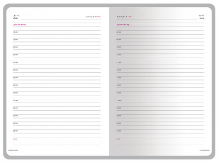 Ежедневник недатированный А6+ Megapolis Color, красный