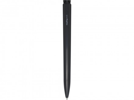 Lucia шариковая ручка из переработанной пластмассы - сплошной черный, черные чернила