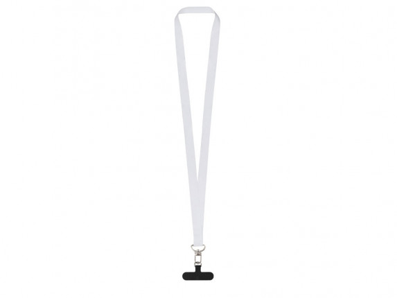 Ланъярд 2,5 см под сублимацию с трендовым карабином и узким держателем для телефона из ПЭ