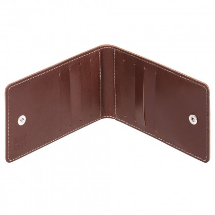 Футляр для пластиковых карт Security, темно-коричневый